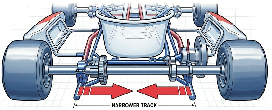 Rear Track Width and how it dictates your kart’s handling